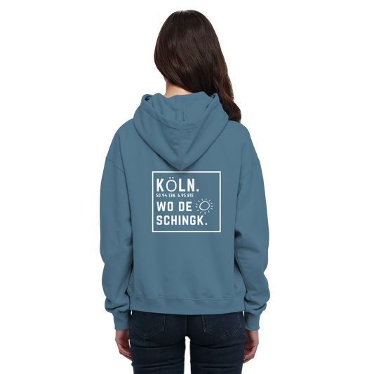 Wo de Sonn schingk - Köln Druck Rücken - Basic Unisex Hoodie