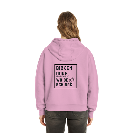 Wo de Sonn schingk - Bickendorf Druck Rücken - Fluffy Boxcut Zipper