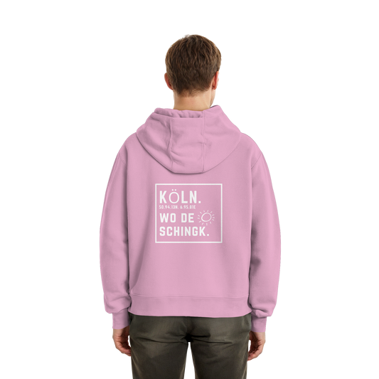 Wo de Sonn schingk - Köln Druck Rücken - Fluffy Boxcut Zipper
