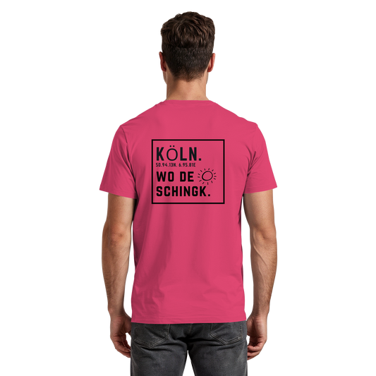Wo de Sonn schingk - Köln Druck Rücken - Premium Classic T-Shirt