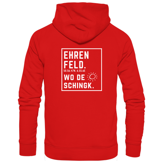 Wo de Sonn schingk - Ehrenfeld Druck Rücken - Zipper