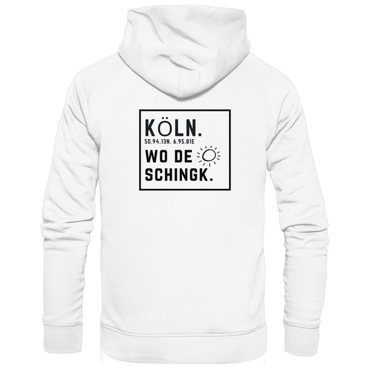 Wo de Sonn schingk - Köln Druck Rücken - Zipper