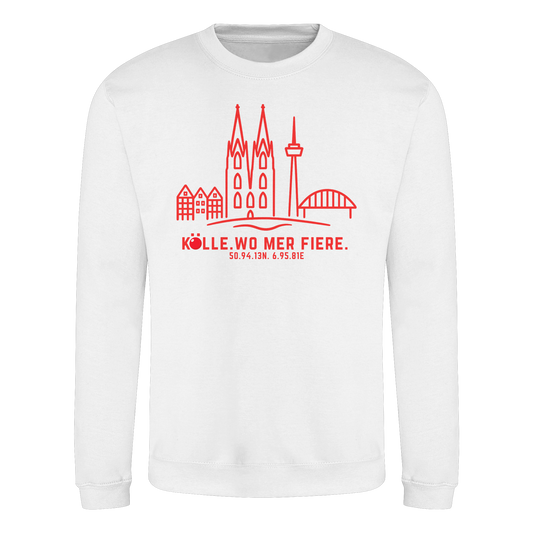 Skyline Fiere Druck - Basic Sweatshirt