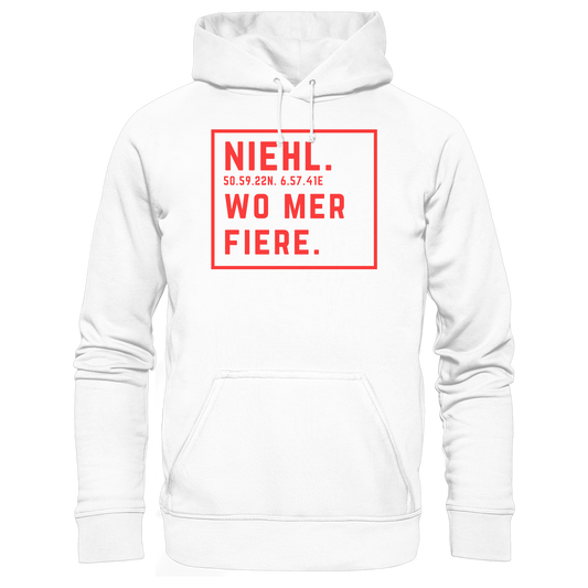 Niehl Fiere Druck - Basic Unisex Hoodie