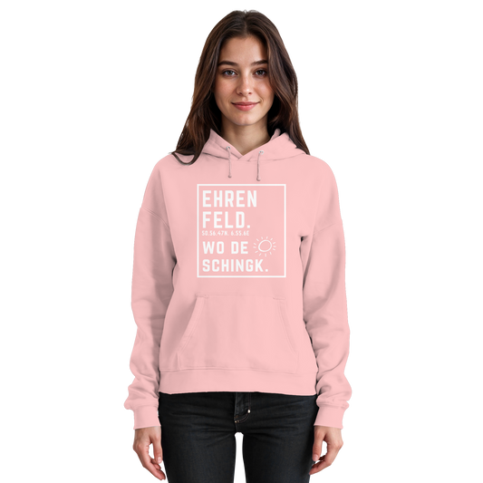 Wo de Sonn schingk - Ehrenfeld Druck - Basic Unisex Hoodie