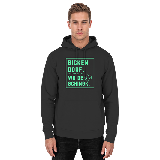 Wo de Sonn schingk - Bickendorf Druck - Basic Unisex Hoodie