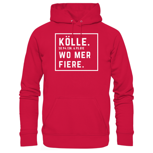 Kölle Fiere Druck - Basic Unisex Hoodie