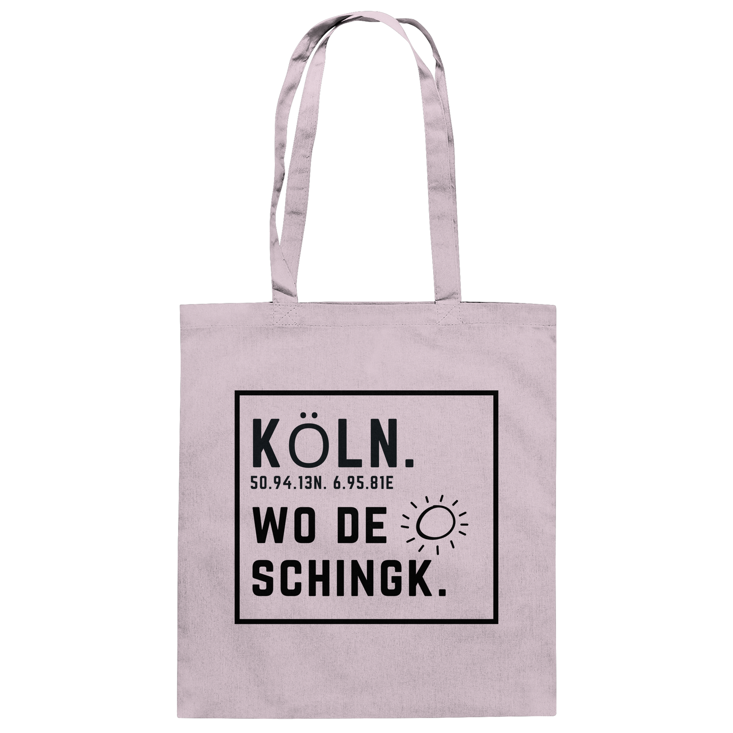 Wo de Sonn schingk - Köln Druck - Accessoires - Baumwolltasche
