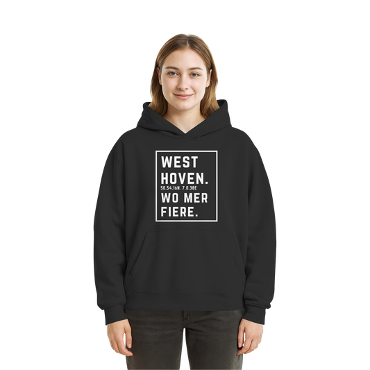 Westhoven Fiere Druck - Fluffy Boxcut Hoodie