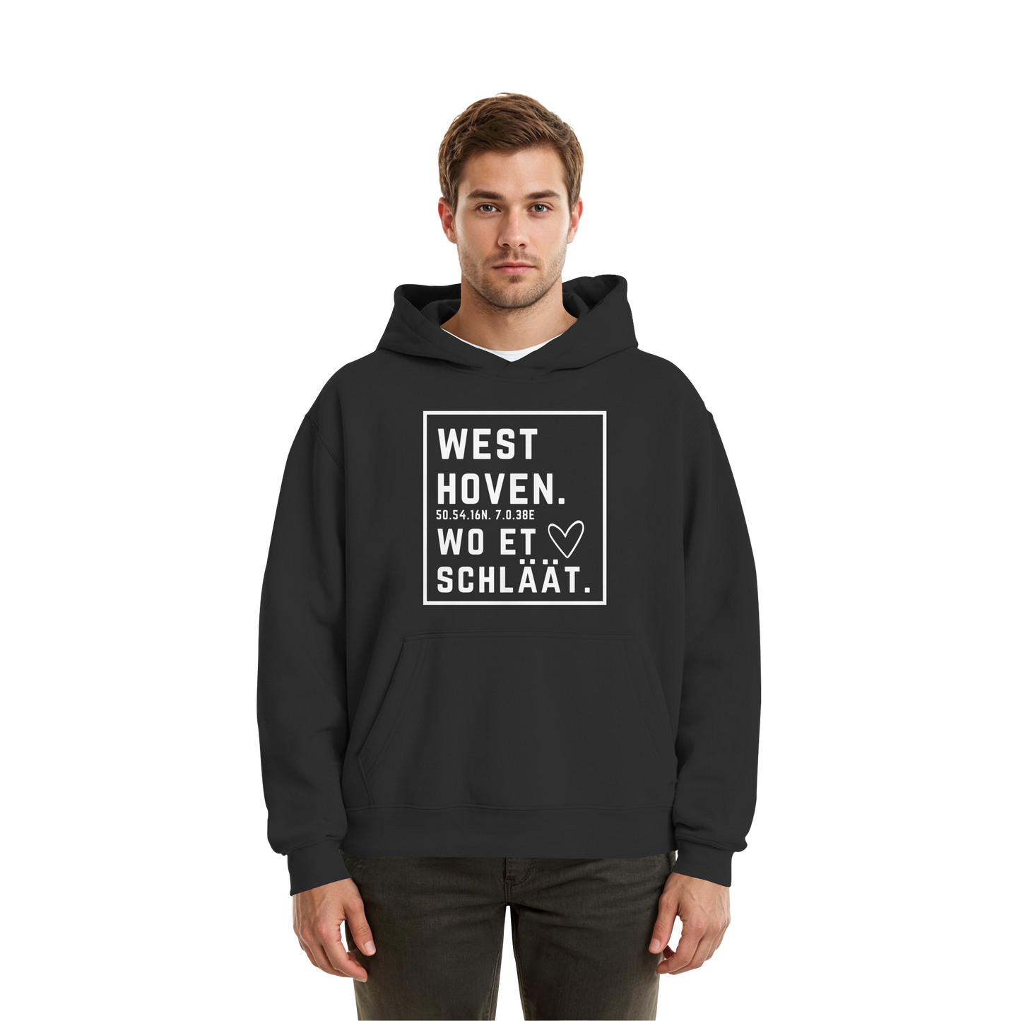 Westhoven Hätz Druck - Fluffy Boxcut Hoodie