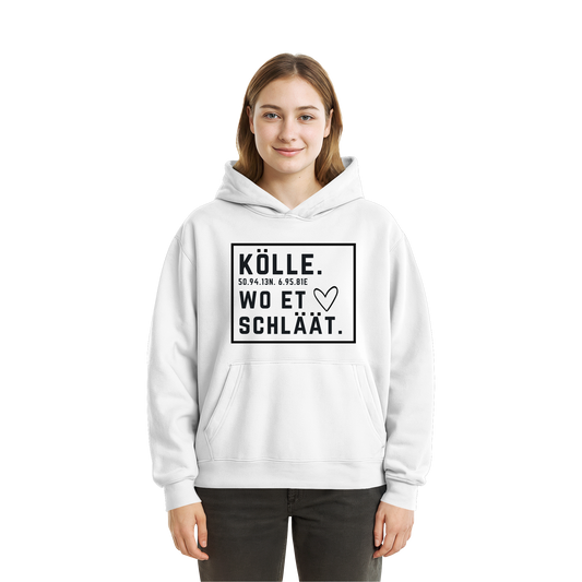 Kölle Hätz Druck - Fluffy Boxcut Hoodie