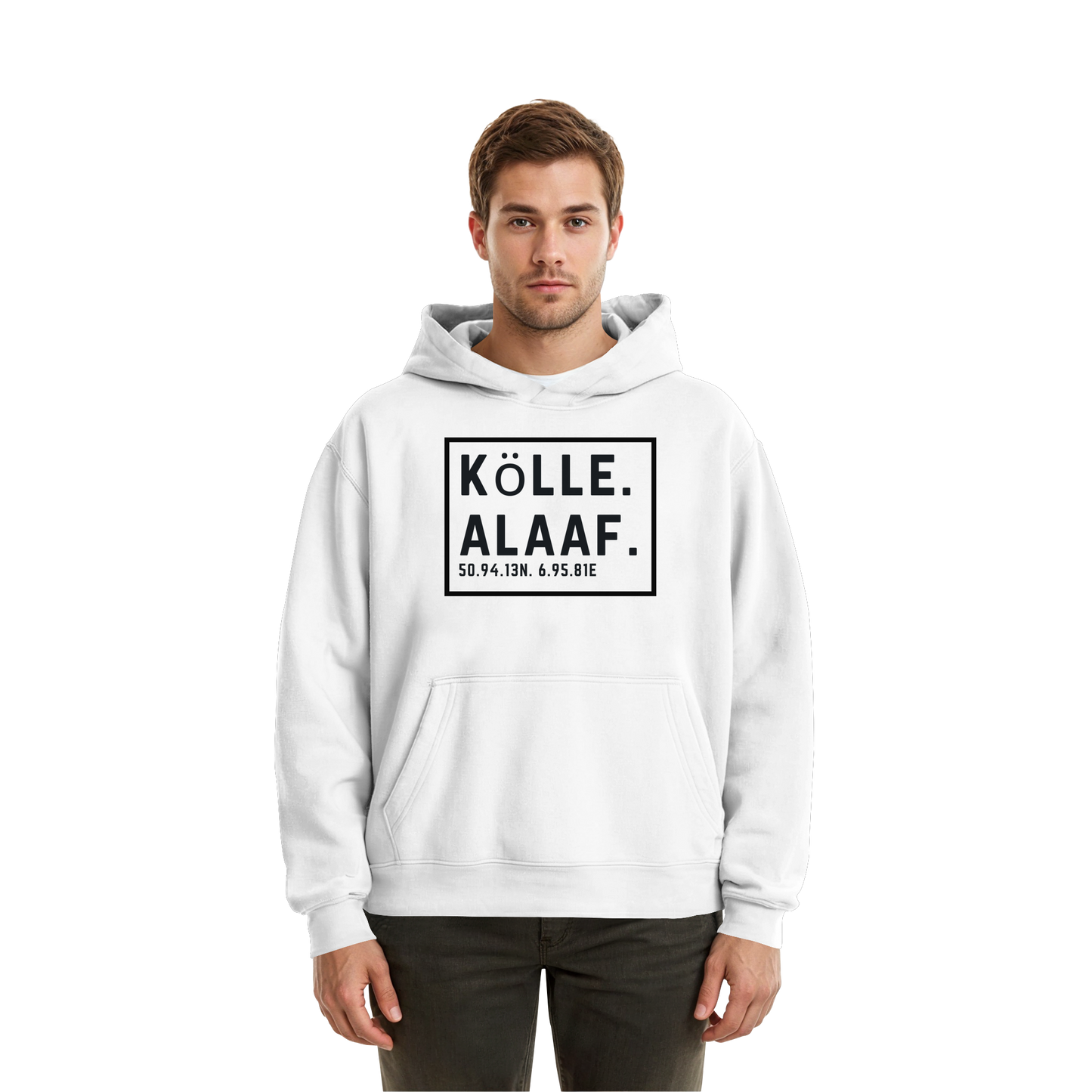 Kölle Alaaf Druck - Fluffy Boxcut Hoodie
