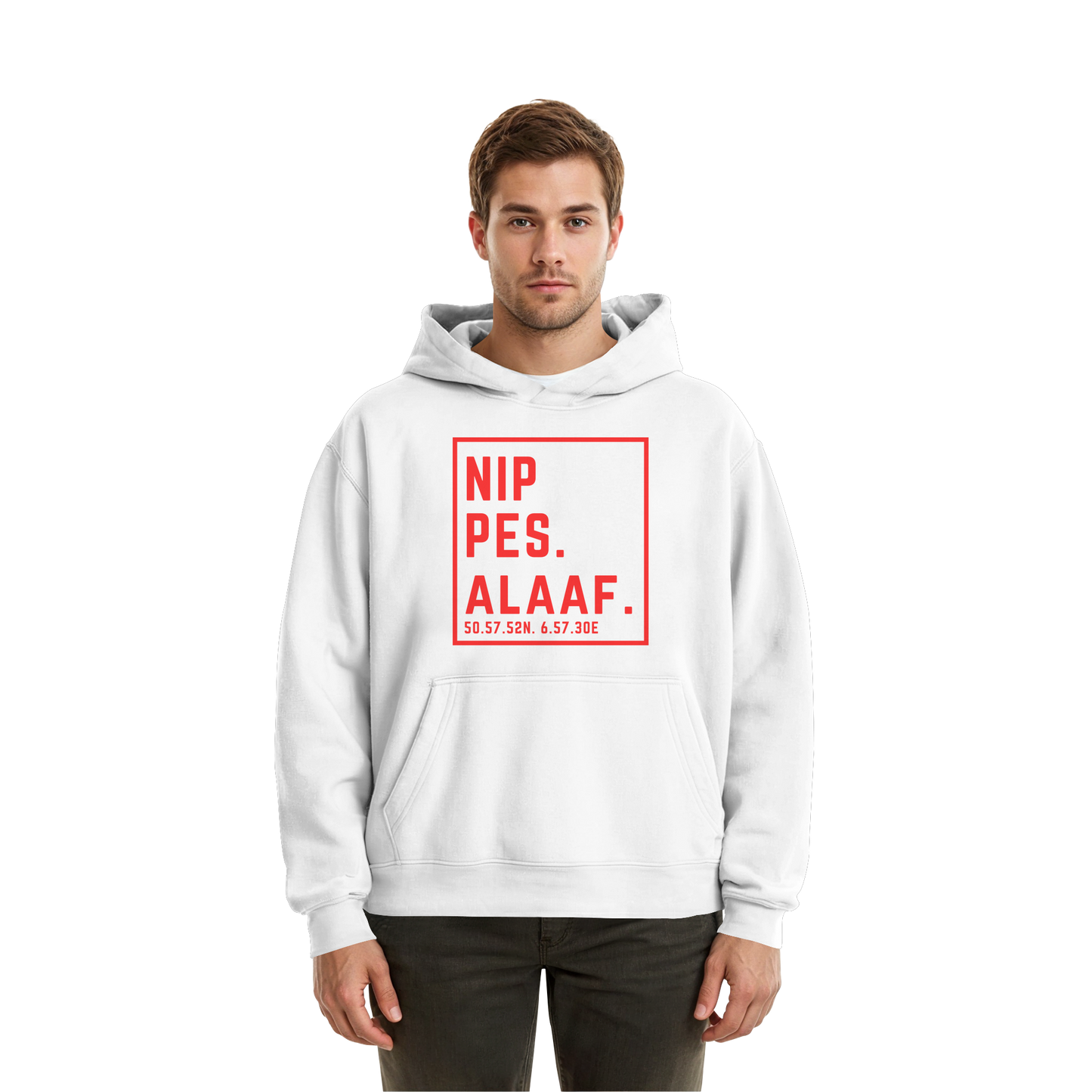 Nippes Alaaf Druck - Fluffy Boxcut Hoodie