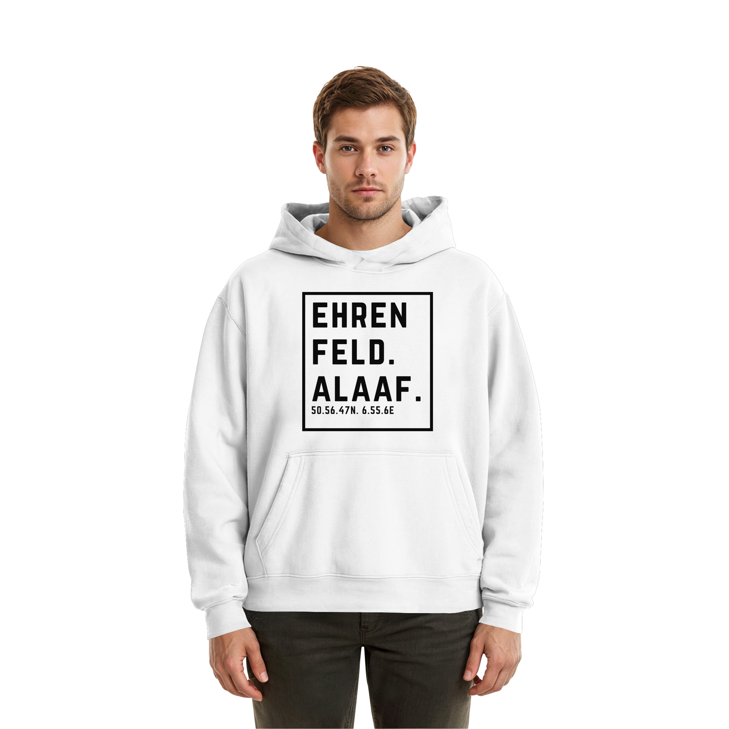 Ehrenfeld Alaaf Druck - Fluffy Boxcut Hoodie