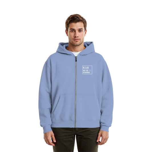 Wo de Sonn schingk - Köln Druck - Fluffy Boxcut Zipper