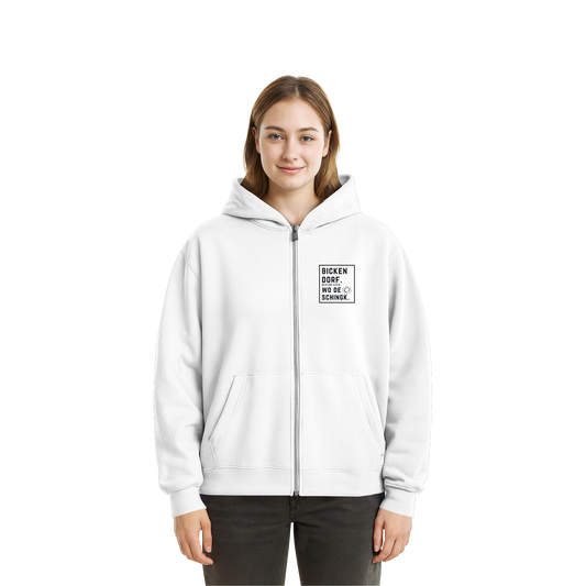 Wo de Sonn schingk - Bickendorf Druck - Fluffy Boxcut Zipper