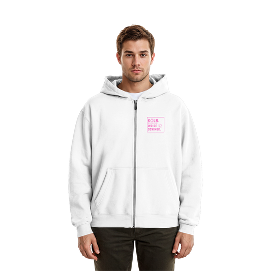 Wo de Sonn schingk - Köln Druck - Fluffy Boxcut Zipper
