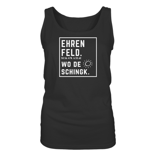 Wo de Sonn schingk - Ehrenfeld Druck - Ladies Tank-Top