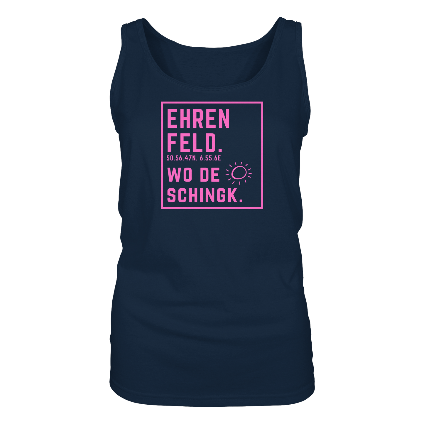 Wo de Sonn schingk - Ehrenfeld Druck - Ladies Tank-Top