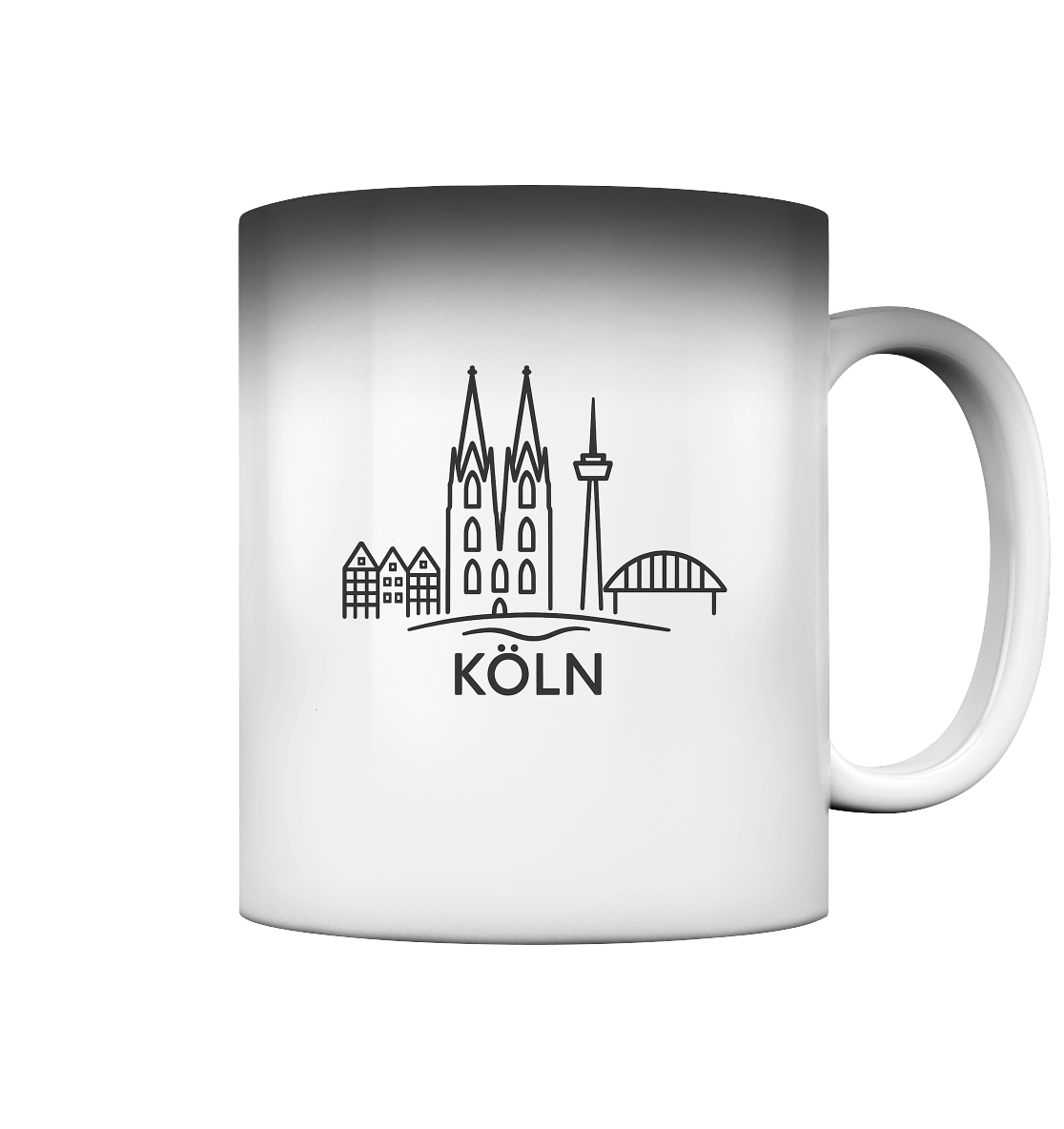 Köln Skyline (Druck) - Accessoires - Magic Mug