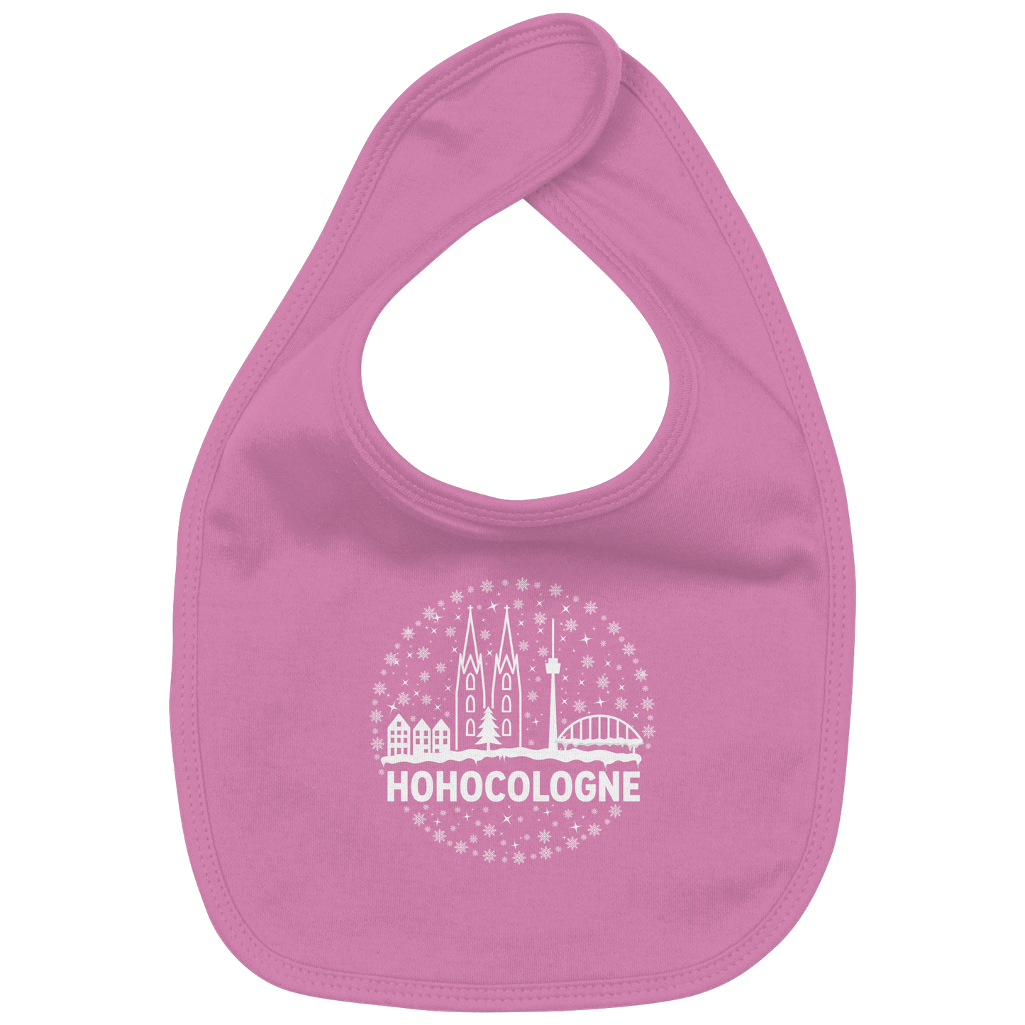 HOHOCologne Druck - Organic Baby-Lätzchen