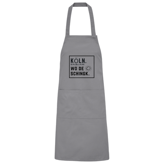 Wo de Sonn schingk - Köln Druck - Accessoires - Organic Grillschürze