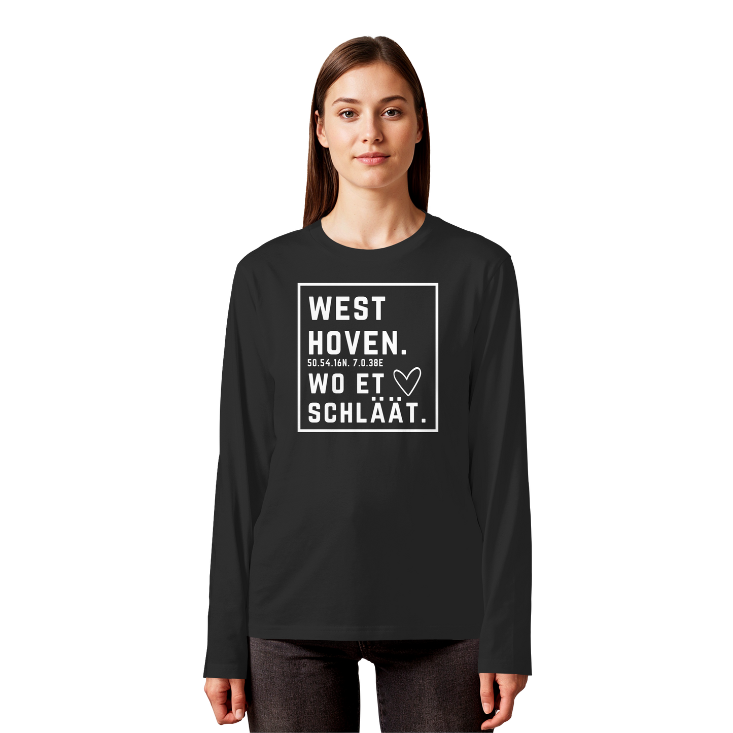 Westhoven Hätz Druck - Organic Longsleeve T-Shirt