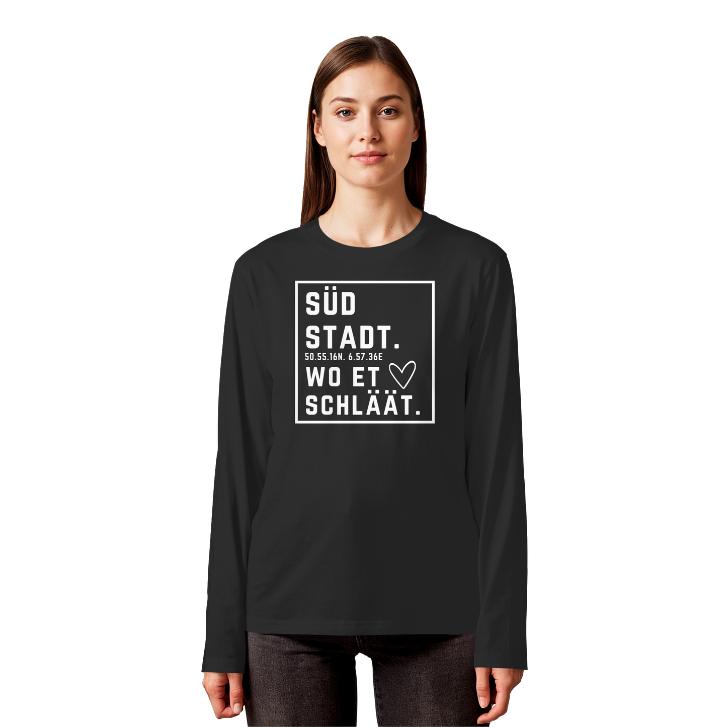 Südstadt Hätz Druck - Organic Longsleeve T-Shirt
