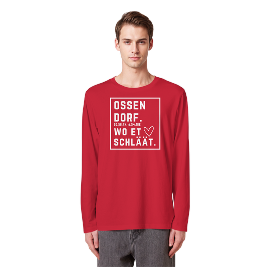Ossendorf Hätz Druck - Organic Longsleeve T-Shirt