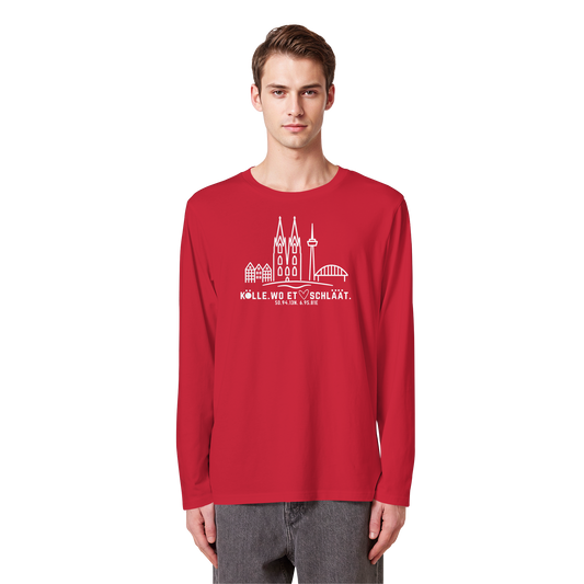 Skyline Hätz Druck - Organic Longsleeve T-Shirt
