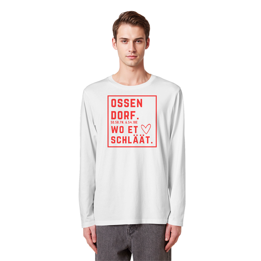 Ossendorf Hätz Druck - Organic Longsleeve T-Shirt