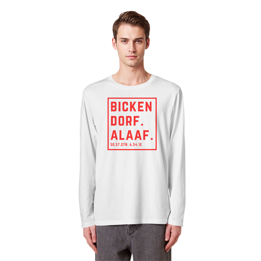 Bickendorf Alaaf Druck - Organic Longsleeve T-Shirt