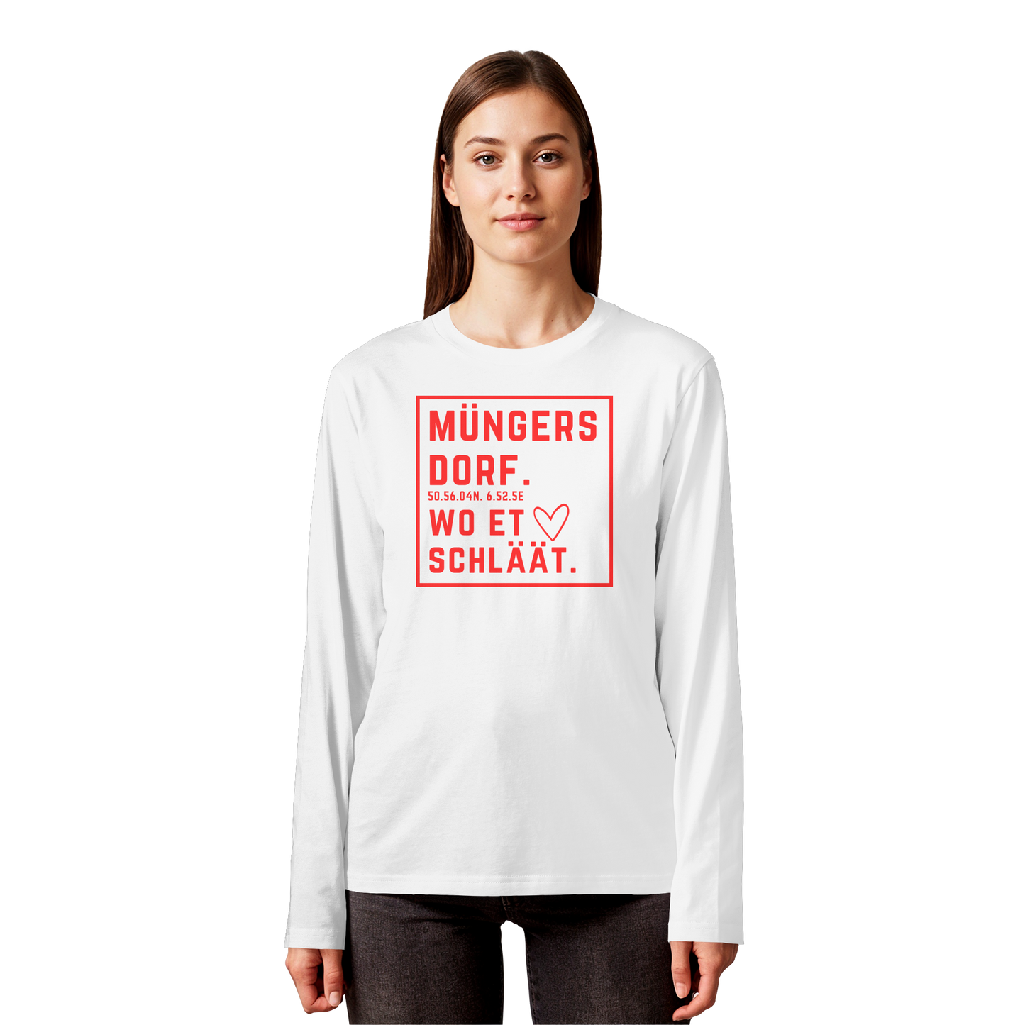 Müngersdorf Hätz Druck - Organic Longsleeve T-Shirt