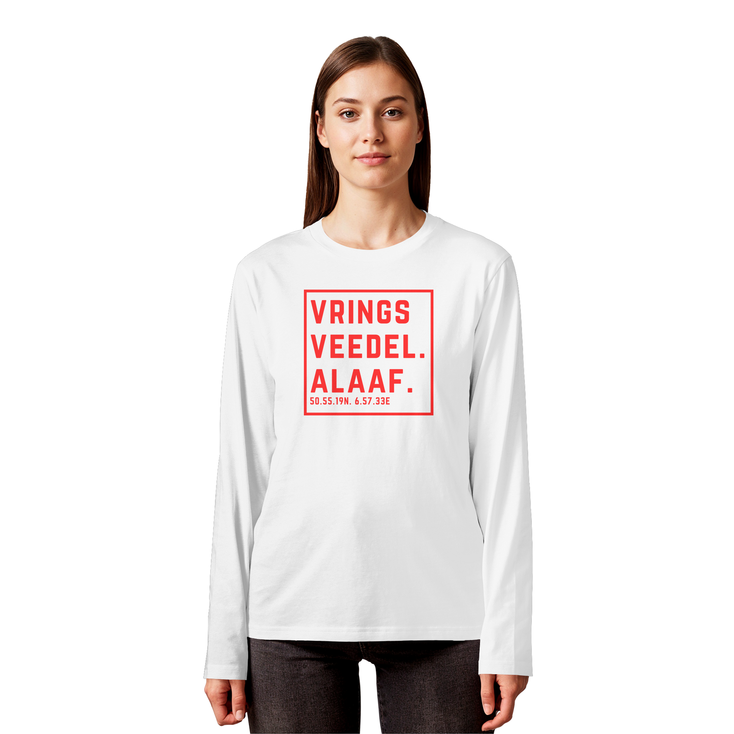 Vringsveedel Alaaf Druck - Organic Longsleeve T-Shirt