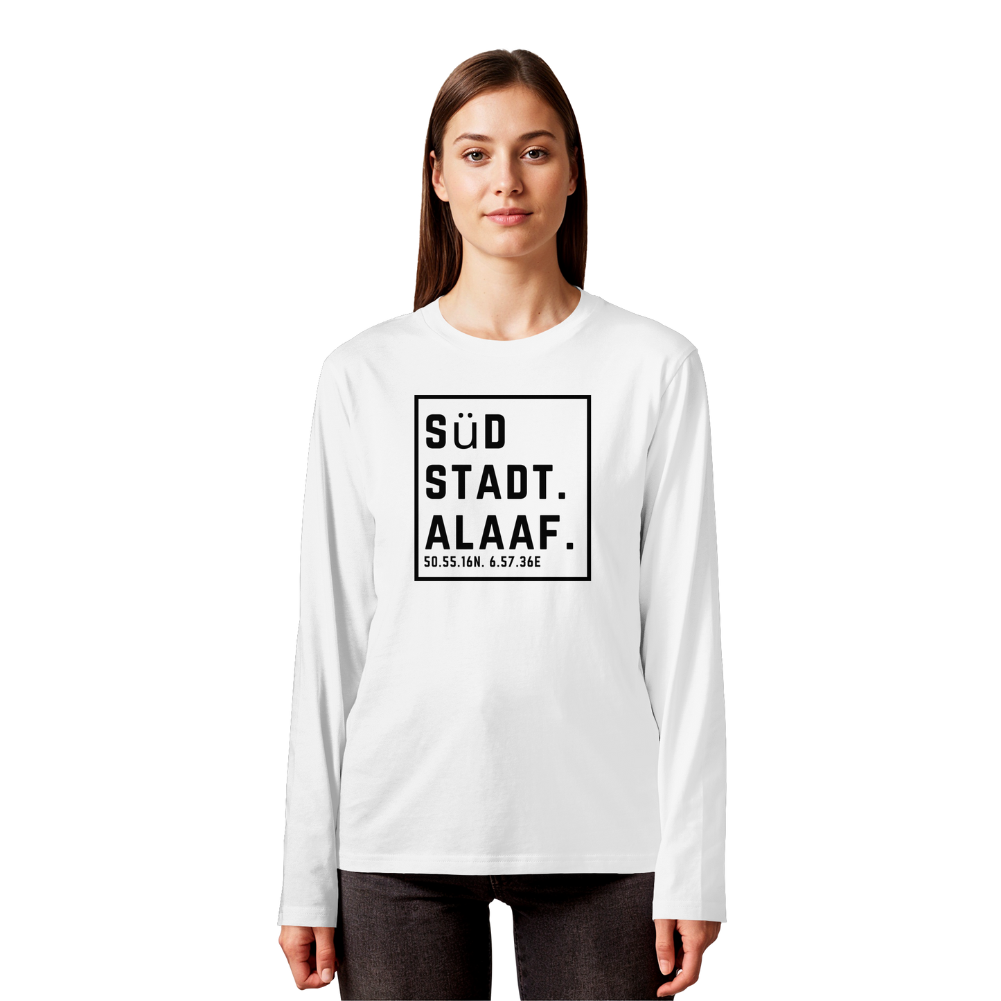 Südstadt Alaaf Druck - Organic Longsleeve T-Shirt