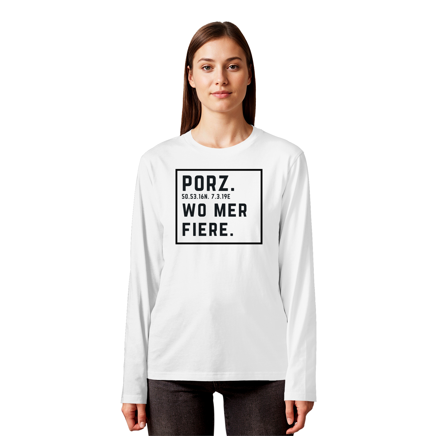 Porz Fiere Druck - Organic Longsleeve T-Shirt