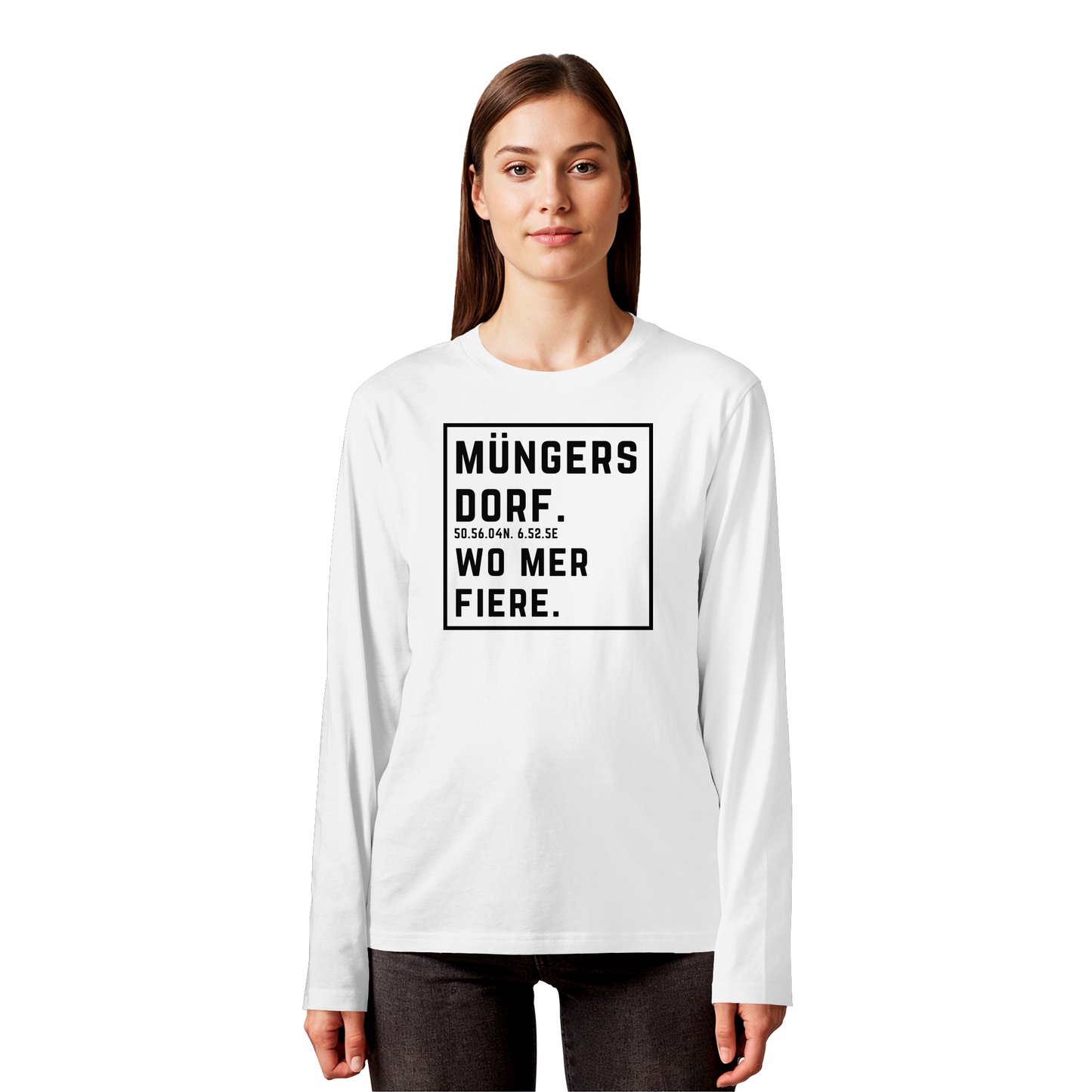 Müngersdorf Fiere Druck - Organic Longsleeve T-Shirt