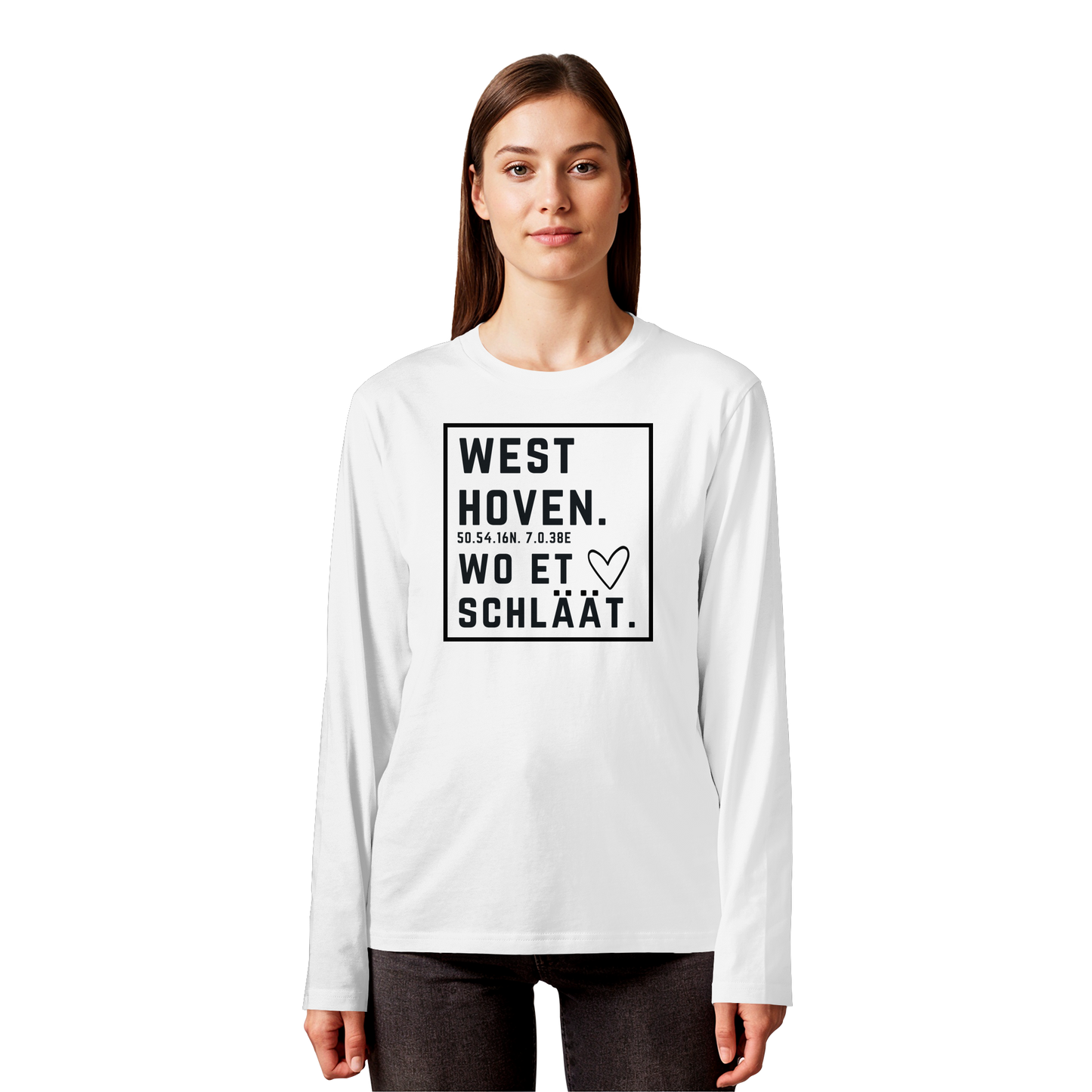 Westhoven Hätz Druck - Organic Longsleeve T-Shirt