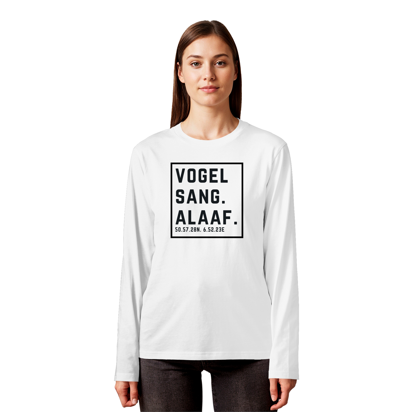 Vogelsang Alaaf Druck - Organic Longsleeve T-Shirt