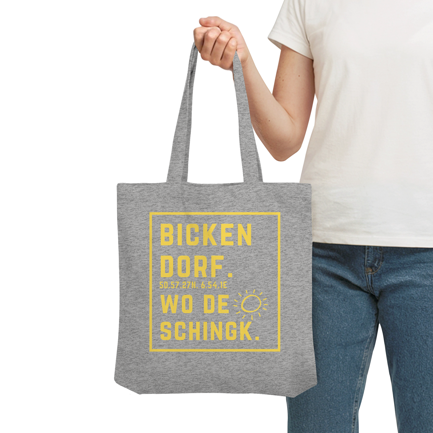 Wo de Sonn schingk - Bickendorf Druck - Organic Tote-Bag