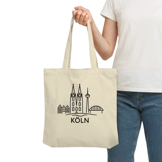 Köln Skyline (Druck) - Accessoires - Organic Tote-Bag