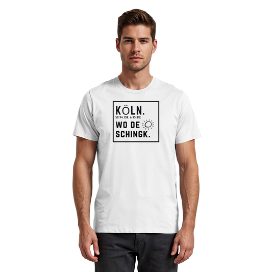 Wo de Sonn schingk - Köln Druck - Premium Classic T-Shirt