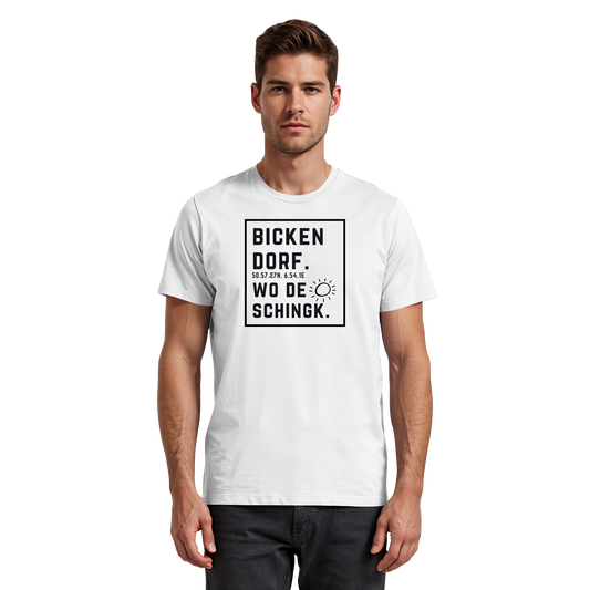 Wo de Sonn schingk - Bickendorf Druck - Premium Classic T-Shirt
