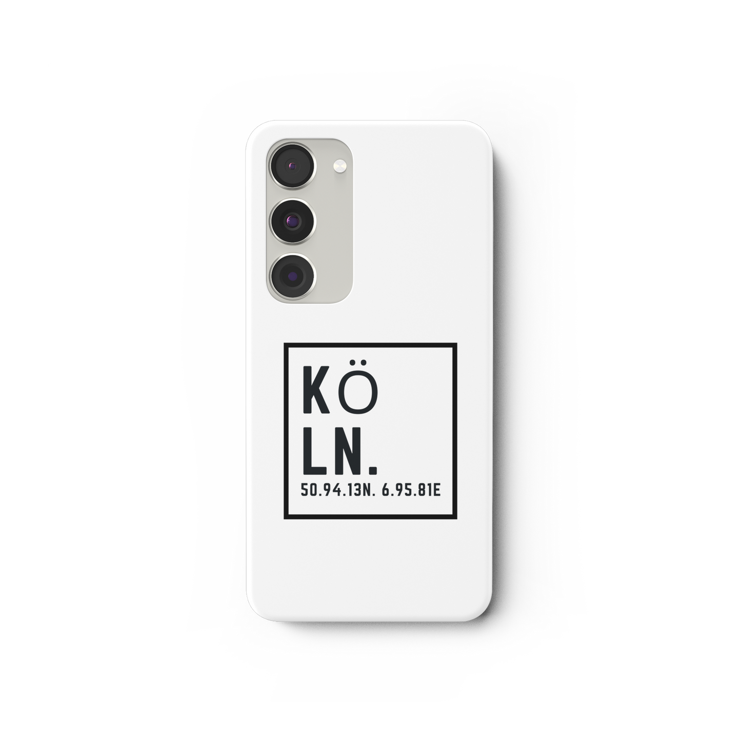 Köln Koordinaten (Druck) - Accessoires - Samsung Galaxy S23 Handyhülle