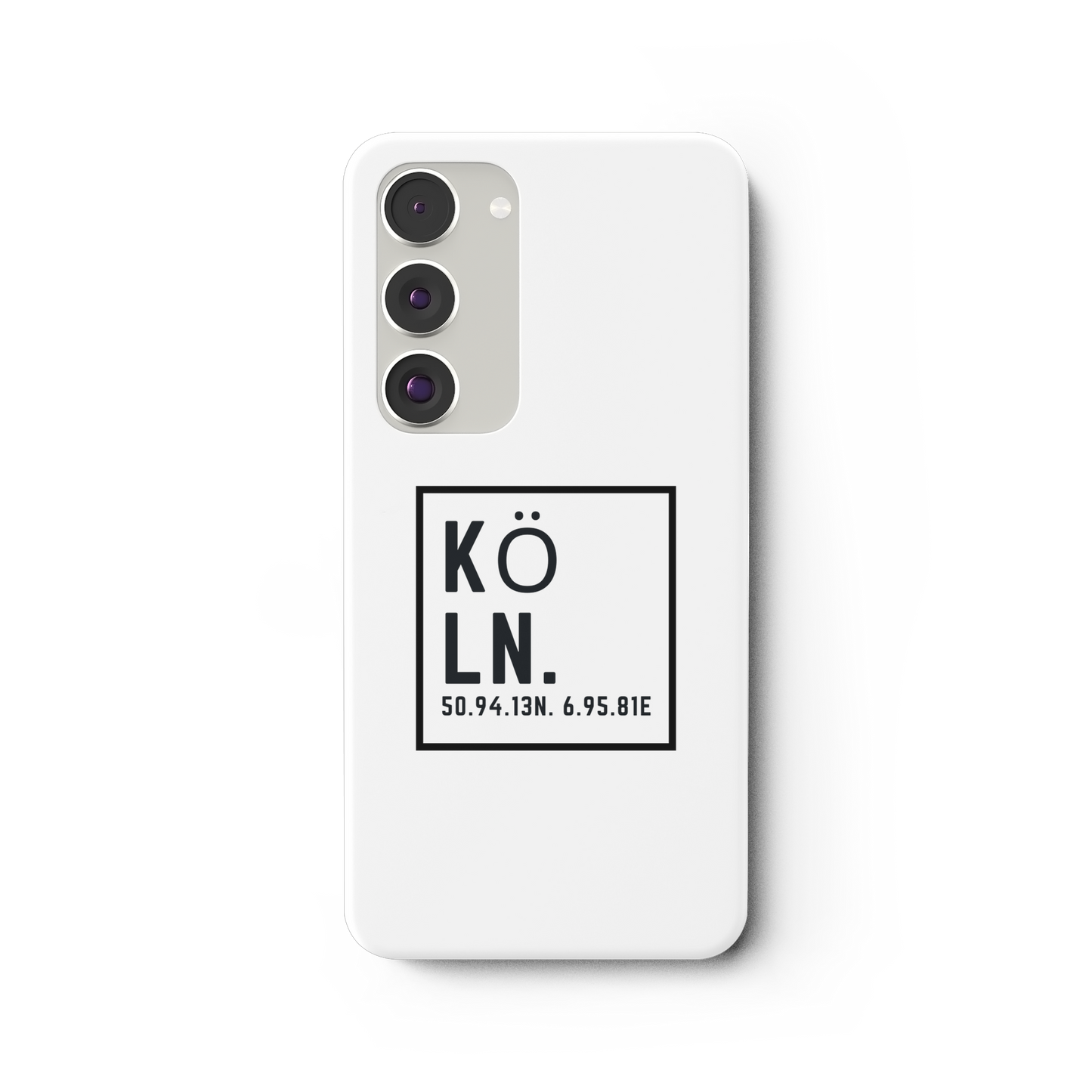 Köln Koordinaten (Druck) - Accessoires - Samsung Galaxy S23 Plus Handyhülle