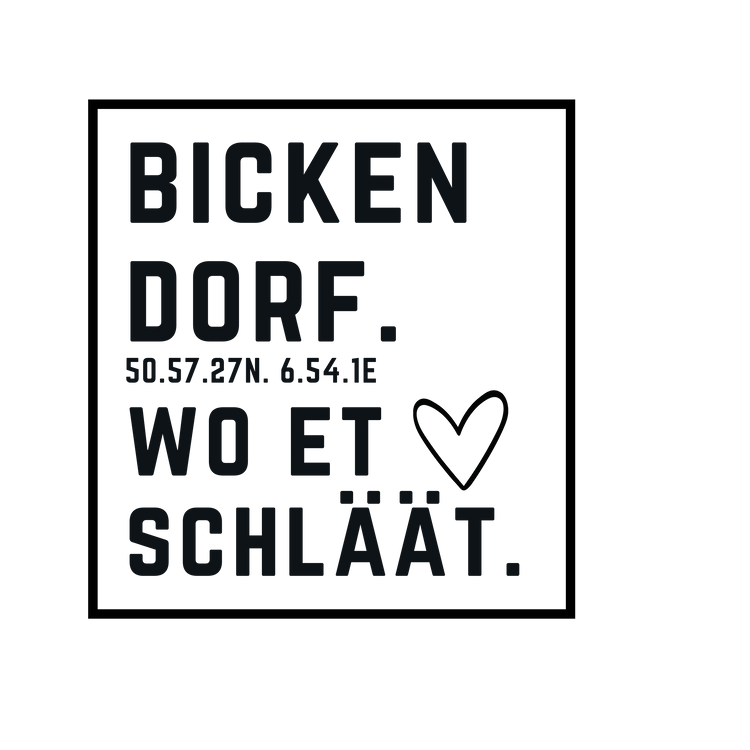 Bickendorf Wo et Hätz schläät