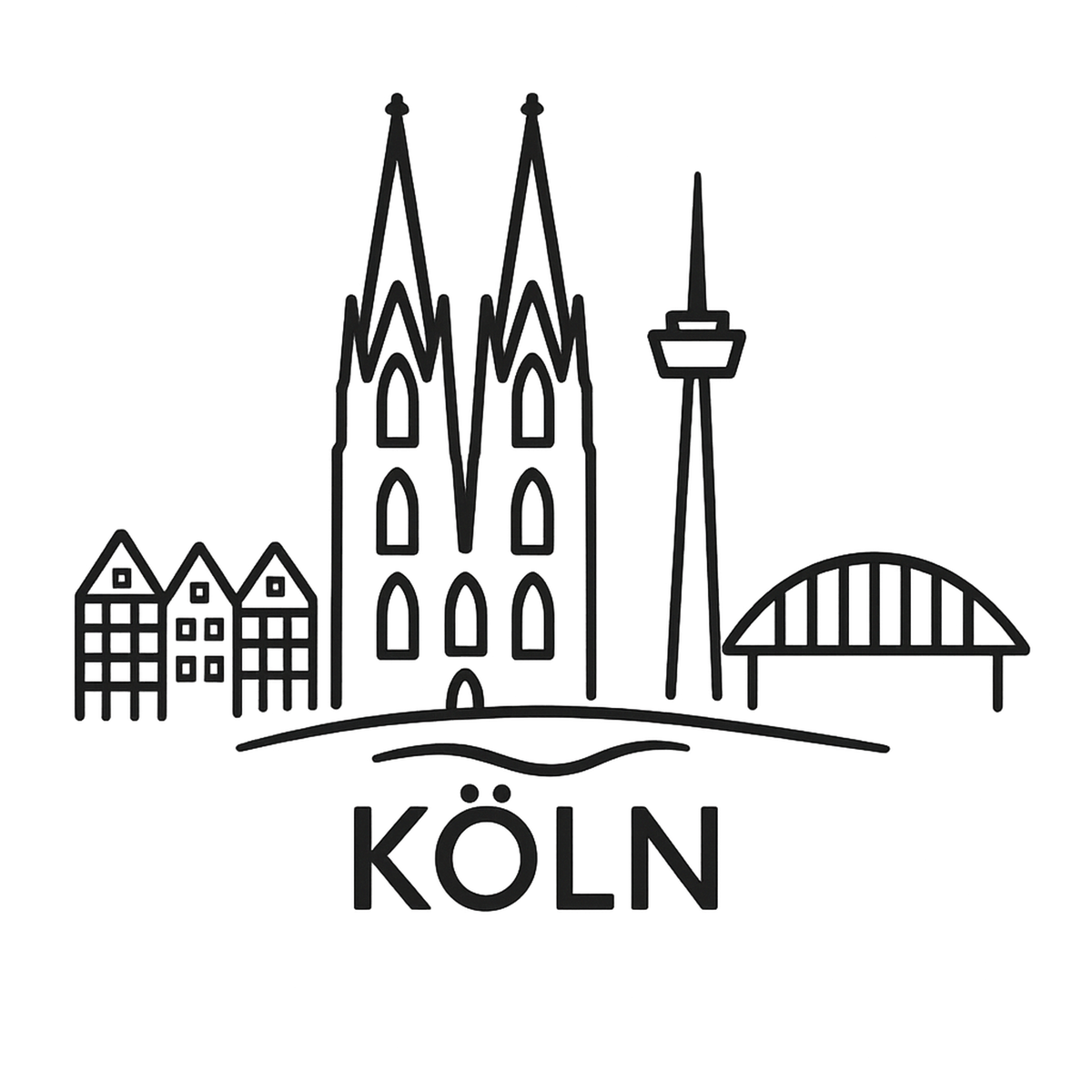 Köln Skyline