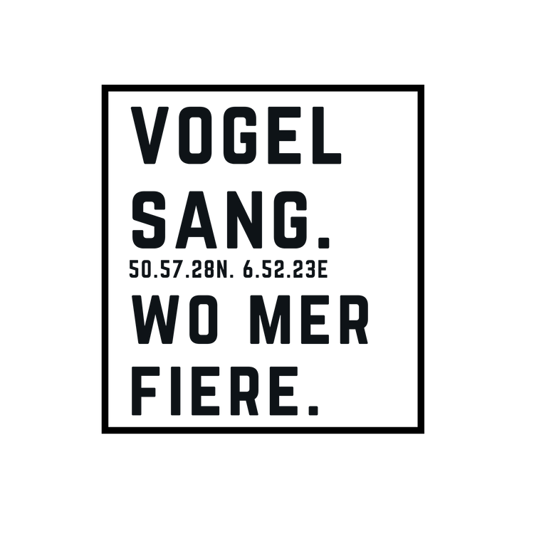 Vogelsang Wo mer fiere