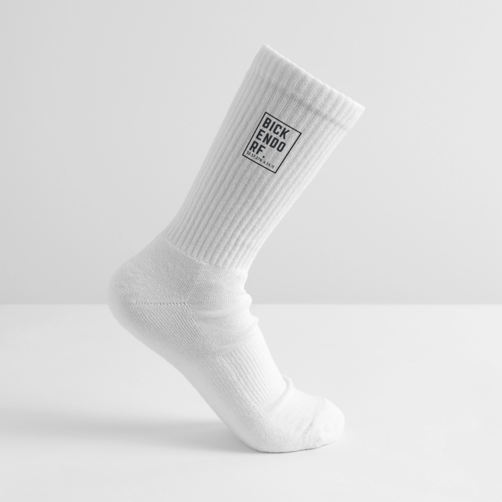 Bickendorf Koordinaten (Druck) - Tennissocken - Weiß