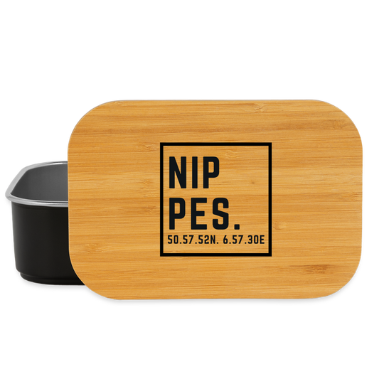 Nippes Koordinaten (Druck) - Lunch Box - Schwarz